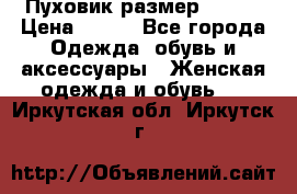 Пуховик размер 42-44 › Цена ­ 750 - Все города Одежда, обувь и аксессуары » Женская одежда и обувь   . Иркутская обл.,Иркутск г.